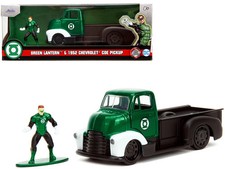 1952 Chevrolet Coe Pickup Truck Green Metallic And Black And Green Lantern 1952 Chevrolet Coe Pickup Truck Green Metallic And Black And Green Lantern