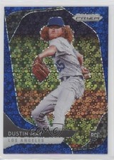 2020 Panini Prizm Tier II Quick Pitch Blue Donut Circle 129/199 Dustin May 04cw