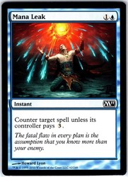Mana Leak - Magic 2011 (M11) #62