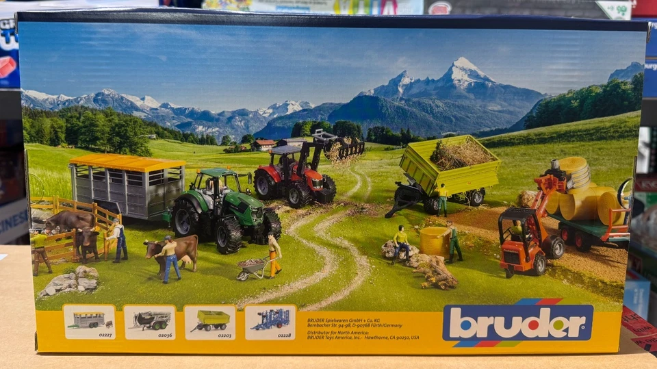 BRUDER 03160- scala 1:16 - TRATTORE DEUTZ-FAHR 8280 TTV - NUOVO - SIGILLATO - Immagine 3 di 4