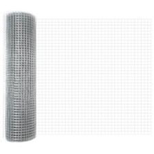 Chicken Wire Fence Galvanised Steel Trellis Panel Picket Fence vidaXL