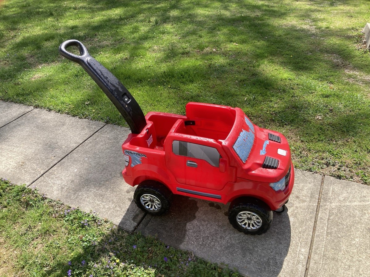 Step Ford F-150 Raptor push buggy truck