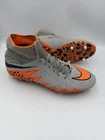 Nike Hypervenom Phantom 2 Gray Orange Football Cleats Soccer Boots US9.5