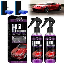 3 in 1 Auto Politur & Lackversiegelung Spray – Hoher Keramikschutz für 2 Stück