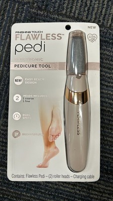 Finishing Touch Flawless Pedi Electronic Foot File Callus Remover Rechargeable