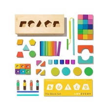 LOVEVERY  The Block Set  Solid Wood Building Blocks and Shapes  ... Fast Ship