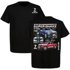 Shelby Super Snake F-150 Tee Classic Ford Trucks Cotton Short Sleeve Streetwear