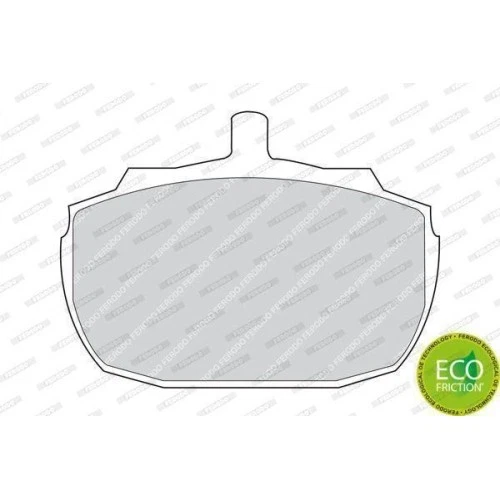 Kit Pastiglie Freno Freno A Disco Ferodo FDB832 Premier Eco Friction per Austin - Immagine 2 di 3