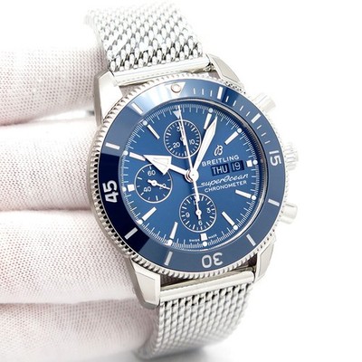 Breitling A13313 Superocean Heritage Chronograph 44mm with Blue Dial