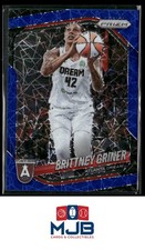 2025 Panini Prizm WNBA Brittney Griner Blue Velocity Prizms #46 Atlanta Dream
