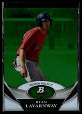 2011 Bowman Platinum Prospects Green Refractors #BPP15 Ryan Lavarnway SN