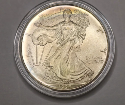 1996 Silver American Eagle Coin Uncirculated Littleton Coin Company
