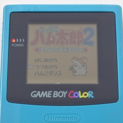 JUNK Gameboy Color BLUE Console CGB-001 Small sound Nintendo JAPAN