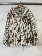 VTG Cabelas Snow Camo Parka Hoodie Mens M Reg Lightweight Made in USA Goose Hunt