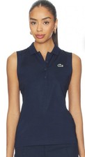 Golf Core Top Lacoste polo For Woman navy blue Size 34