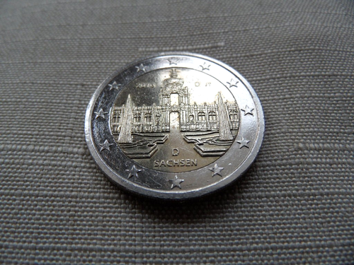 2 Euro Gedenkmünze Deutschland 2016 Sachsen Zwinger st - unz oder Zirkuliert vz - Bild 20 von 29