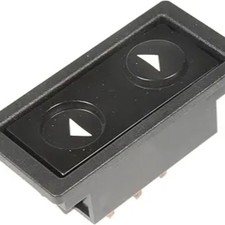 Power Window Switch - Front Left and Right, 1 Button Compatible with Select Mode