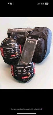 LS2 Citation II Carbon Fiber Full Face Motorcycle Helmet, Gloss Carbon,  Large