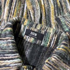 OS Vintage Loose Fit Multi-Color Knit Shirt