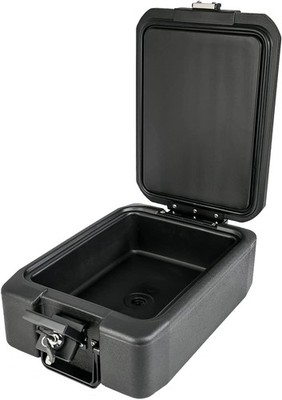 HMF Feuerfeste Wasserdichte Dokumentenbox DIN A4 Aufbewahrung Tresor Safe