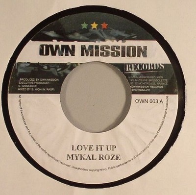 ROSE, Mykal - Love It Up (Red Out Deh Riddim) - Vinyl (7'')