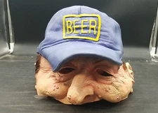 The Paper Magic Group Halloween Rubber Mask Beer Hat Old Man 2006