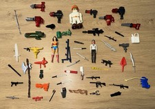 Vintage Toys Huge Lot Accessories weapons Guns Parts 1990s 1980s Action Figures image