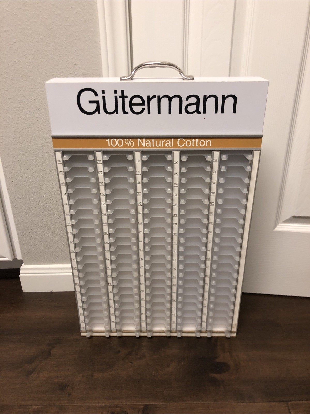 GUTERMANN SEWING THREAD HOLDER SPOOL RACK STORAGE DISPLAY CASE EMBROIDERY