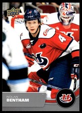 2021-22 Upper Deck CHL Nolan Bentham Lethbridge Hurricanes #71