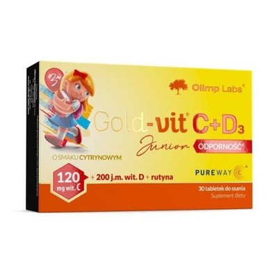 OLIMP GOLD-VIT C+D3 JUNIOR IMMUNITÄT 30 SAUGTABLETTEN