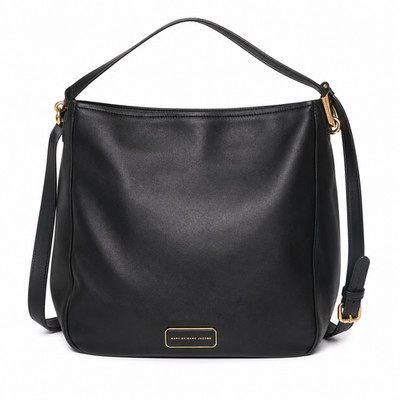 Marc by Marc Jacobs M0003530 Black Leather Hobo Shoulder Bag NWT $428
