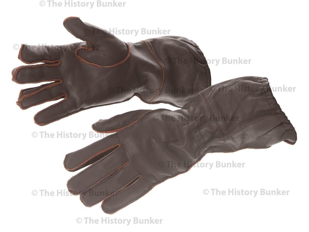 WW2 German Fallschirmjager gloves brown leather - repro | eBay