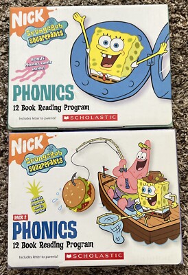 Spongebob Squarepants 2 Box Sets Phonics Reading Program by Sonia Sander 2005