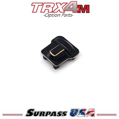 Surpass USA Traxxas 1/18 TRX-4M Brass Axle Differential Cover 1pc with Hardware