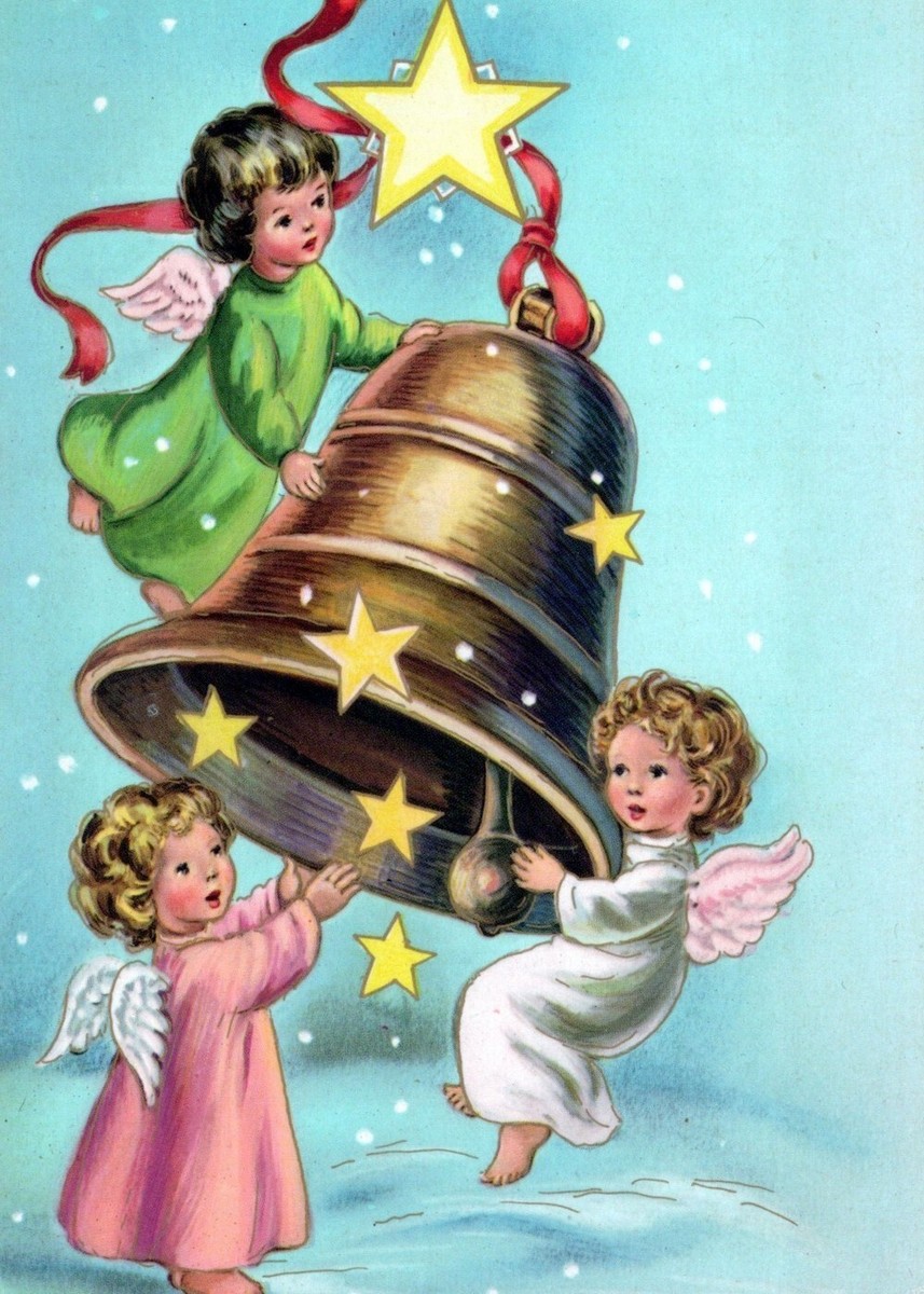 ANGEL CHRISTMAS Holidays Vintage Postcard CPSM #PAG998.T | eBay