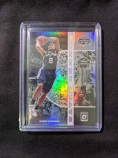 2019-20 Panini Silver Holo Optic Winner Stays #6 Kawhi Leonard Spurs 