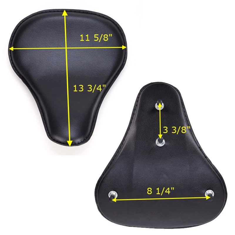 For Harley Dyna Super Wide Glide Fat Bob Motorcycle Bobber Solo Seat Spring US - Image 4 of 4