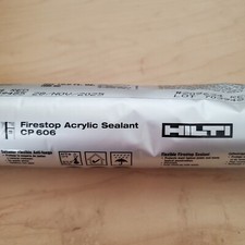 RED HILTI CP 606 Firestop Acrylic Sealant 19.6 fl oz Sausage Tube