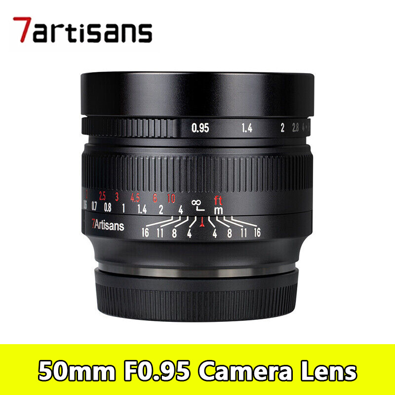 7artisans 50mm Large Aperture Prime Lens for Sony Nikon