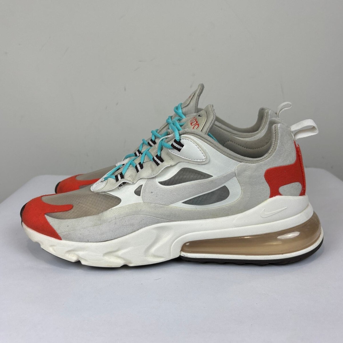スニーカー Air max 270 react Light Beige Chalk Nike Air Max 270 React Light Beige Chalk Running Sneakers Shoes