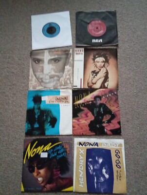 NONA HENDRYX   8   7'' VINYL SINGLES  - BABY GO GO , WINDS OF CHANGE 