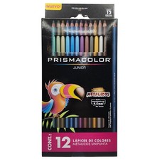 Prismacolor Junior Metallic Colored Pencils Set Of 12