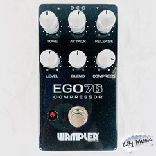Used Wampler Ego 76 Compressor Guitar Effects Pedal ♫