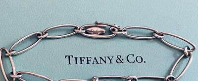 TIFFANY & Co. Heart Silver Paperclip Vintage Bracelet