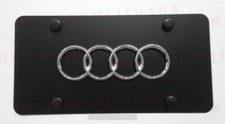 3d Quattro Sline Front Stainless Steel Finished License Plate Frame Holder