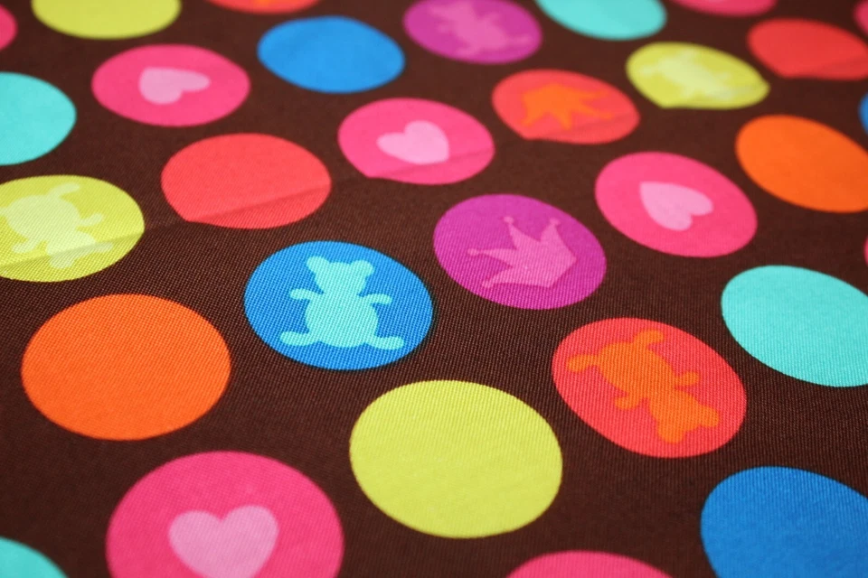 Kids Baby Print Fabric Fat Quarter FQ {100% COTTON} Michael Miller FUN Play Room - Image 4 of 4
