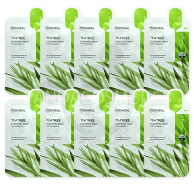 [MEDIHEAL] Tea tree Essential Mask Pack Sheets (10Pcs)