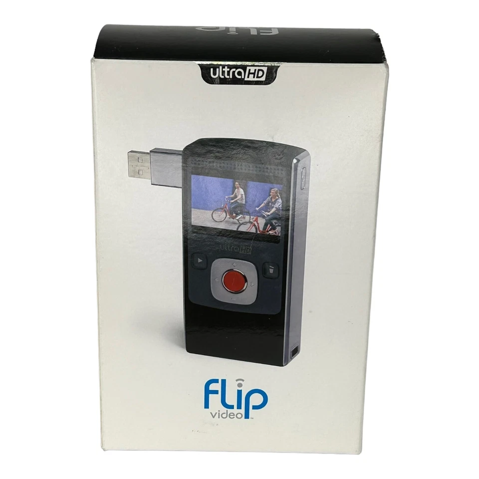 Flip UltraHD U2120B Video Camera 8 GB 2 Hours - 2nd Generation - Black - Image 2 of 4