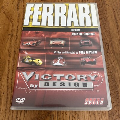 Ferrari Victory By Design DVD Featuring Alain de Cadenet Speed | eBay
