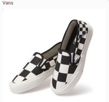vans mega checker slip on shoes